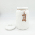 High Quality Pet Food Storage Dog Ceramic Jar